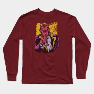 Pointing Lucifer Long Sleeve T-Shirt